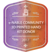 e-NABLE COMMUNITY HAND KIT DONOR