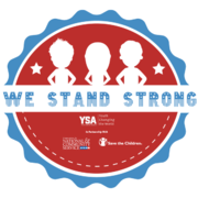 We Stand Strong Disaster Prep Badge