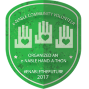 ORGANIZED AN e-NABLE HAND-A-THON EVENT